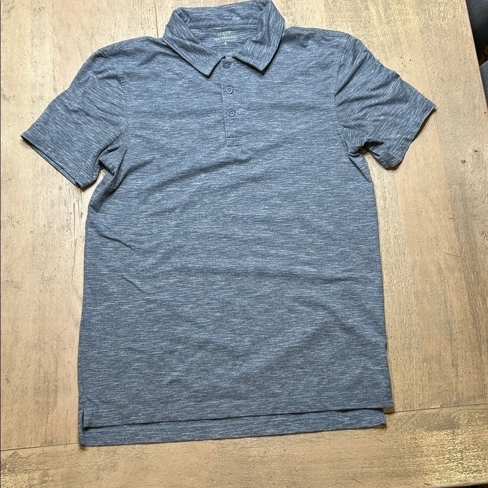 J. Crew Men's Polo Shirt Set - Dark Gray and Sage